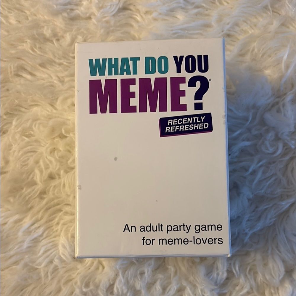 What Do You Meme? Adult Party Game for Meme-Lovers NWOT